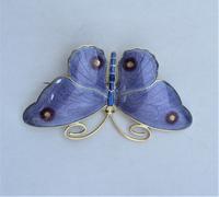 Marius Hammer Silver Gilt & Enamel Butterfly Brooch, c1920 (4 of 10) Marius Hammer Silver Gilt & Enamel Butterfly Brooch, c1920 (4 of 10)