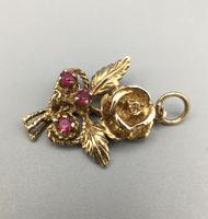 9ct Yellow Gold 'Rose' Pendant (5 of 5) 9ct Yellow Gold 'Rose' Pendant (5 of 5)