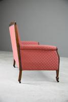 Small Walnut Frame Upholstered Sofa (11 of 12) Small Walnut Frame Upholstered Sofa (11 of 12)