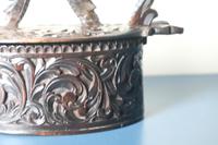 Scandinavian / Norwegian 'Folk Art' Baroque / Acanthus carved tine box c.1885 (50 of 53) Scandinavian / Norwegian 'Folk Art' Baroque / Acanthus carved tine box c.1885 (50 of 53)
