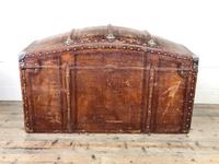 Large Leather Bound Dome Top Trunk (4 of 15) Large Leather Bound Dome Top Trunk (4 of 15)