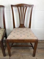 Two Similar Edwardian Mahogany Frame Chairs with Fabric Seats (7 of 11) Two Similar Edwardian Mahogany Frame Chairs with Fabric Seats (7 of 11)