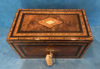 Victorian Walnut Twin Section Tea Caddy (8 of 17) Victorian Walnut Twin Section Tea Caddy (8 of 17)