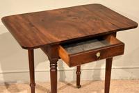 Attractive Regency Period Mahogany Drop Leaf Side Table (5 of 6) Attractive Regency Period Mahogany Drop Leaf Side Table (5 of 6)