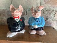 Fine Set of Pigs from the 1970's Natwest Bank Money Boxes (2 of 3) Fine Set of Pigs from the 1970's Natwest Bank Money Boxes (2 of 3)