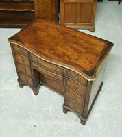 Antique Serpentine Front Walnut Desk (5 of 10) Antique Serpentine Front Walnut Desk (5 of 10)