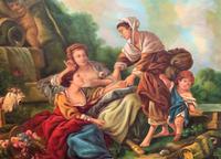 After Amos Cassioli - Large 20th Century Oil on Canvas Painting (2 of 12) After Amos Cassioli - Large 20th Century Oil on Canvas Painting (2 of 12)