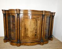 19thc Burr Walnut Credenza Cabinet (10 of 10) 19thc Burr Walnut Credenza Cabinet (10 of 10)