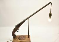19th Century Long Hexagon Barreled Pistol Converted to a Lamp (7 of 18) 19th Century Long Hexagon Barreled Pistol Converted to a Lamp (7 of 18)