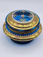 Antique 19th Century Moser Glass Enamel Box (5 of 11) Antique 19th Century Moser Glass Enamel Box (5 of 11)