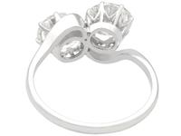 2.85ct Diamond & Platinum Twist Ring - Vintage c.1940 (6 of 9) 2.85ct Diamond & Platinum Twist Ring - Vintage c.1940 (6 of 9)