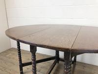 Antique 19th Century Oak Gateleg Dining Table (4 of 10) Antique 19th Century Oak Gateleg Dining Table (4 of 10)