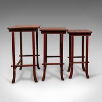 Antique Nest of 3 Occasional Side Tables, Oriental, Japanned, Victorian c.1900 (6 of 12) Antique Nest of 3 Occasional Side Tables, Oriental, Japanned, Victorian c.1900 (6 of 12)