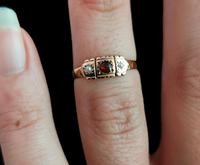 Victorian Garnet & Pearl Ring, 9ct Gold (13 of 13) Victorian Garnet & Pearl Ring, 9ct Gold (13 of 13)