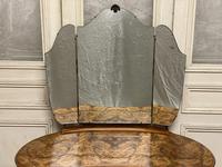 Queen Anne Burr Walnut Kidney Dressing Table (16 of 17) Queen Anne Burr Walnut Kidney Dressing Table (16 of 17)