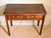 18th Century Oak Two Drawer Side Table (4 of 4) 18th Century Oak Two Drawer Side Table (4 of 4)