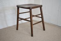 Oak Stool with Shaped Seat (9 of 10) Oak Stool with Shaped Seat (9 of 10)