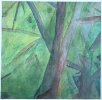 Original Watercolour 'Into the Forest' by Doreen Heaton Potworowski - Initialled 1971 - Framed (2 of 2) Original Watercolour 'Into the Forest' by Doreen Heaton Potworowski - Initialled 1971 - Framed (2 of 2)