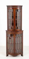 Bow Fronted Double Mahogany Corner Cabinet (6 of 6) Bow Fronted Double Mahogany Corner Cabinet (6 of 6)