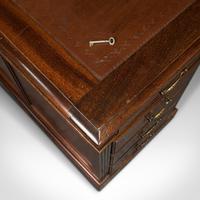 Antique Partner's Desk, English, Mahogany, Leather, Writing Table, Edwardian (9 of 12) Antique Partner's Desk, English, Mahogany, Leather, Writing Table, Edwardian (9 of 12)
