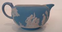 Wedgwood Light Blue Jasperware Creamer, 1900 (2 of 3) Wedgwood Light Blue Jasperware Creamer, 1900 (2 of 3)