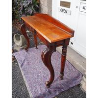 Narrow Scottish Oak Console Hall Table (2 of 7) Narrow Scottish Oak Console Hall Table (2 of 7)