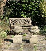Weathered Reconstituted Pressed Stone Garden Urns (3 of 7) Weathered Reconstituted Pressed Stone Garden Urns (3 of 7)