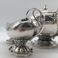 Rare Early Georg Jensen Silver Tea Set Leaf & Berry 181 1924 (7 of 10) Rare Early Georg Jensen Silver Tea Set Leaf & Berry 181 1924 (7 of 10)