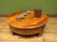 Antique Carved Indian Chakki Table Coffee Table with Lid (12 of 14) Antique Carved Indian Chakki Table Coffee Table with Lid (12 of 14)