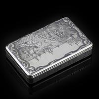 Antique Imperial Russian Silver Niello Snuff Box Naval Ship Battle Scene - T.Botkov 1855 (4 of 16) Antique Imperial Russian Silver Niello Snuff Box Naval Ship Battle Scene - T.Botkov 1855 (4 of 16)