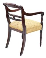 Georgian Mahogany Elbow Desk Carver Chair c.1820 (8 of 8) Georgian Mahogany Elbow Desk Carver Chair c.1820 (8 of 8)