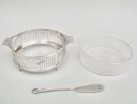 Large George V Silver Butter Dish by Jay's, Birmingham 1911 with Art Deco Silver Butter Knife (5 of 10) Large George V Silver Butter Dish by Jay's, Birmingham 1911 with Art Deco Silver Butter Knife (5 of 10)