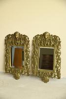 Pair of Brass Wall Mirrors (6 of 10) Pair of Brass Wall Mirrors (6 of 10)