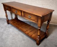Reproduction Oak Dresser Base / Oak Side Table (3 of 10) Reproduction Oak Dresser Base / Oak Side Table (3 of 10)