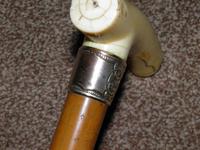 Antique Repousse Gold Plate Walking / Dress Cane with Derby Handle - 90cm (12 of 14) Antique Repousse Gold Plate Walking / Dress Cane with Derby Handle - 90cm (12 of 14)