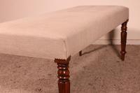 19th Century English Mahogany Bench (8 of 8) 19th Century English Mahogany Bench (8 of 8)