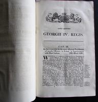 1826 Collection of 79 Government Acts Passed in the Seventh Year of the Reign of His Majesty King George the Fourth (8 of 8) 1826 Collection of 79 Government Acts Passed in the Seventh Year of the Reign of His Majesty King George the Fourth (8 of 8)