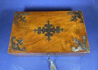 Victorian Brassbound Walnut Jewellery Box (3 of 9) Victorian Brassbound Walnut Jewellery Box (3 of 9)