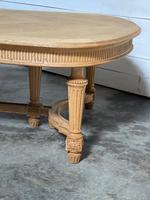 Huge Bleached Oak French Extending Dining Table (15 of 24) Huge Bleached Oak French Extending Dining Table (15 of 24)