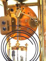 Fine Antique French Table Regulator with Compensating Pendulum 8 Day 4 Glass Mantel Clock (9 of 11) Fine Antique French Table Regulator with Compensating Pendulum 8 Day 4 Glass Mantel Clock (9 of 11)