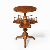 Victorian Walnut Revolving Book Table (2 of 5) Victorian Walnut Revolving Book Table (2 of 5)