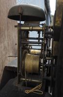 19th Century English Longcase Clock in Mahogany Painted Moon Roller Dial 8-Day Signed Sam Collier Eccles (4 of 6) 19th Century English Longcase Clock in Mahogany Painted Moon Roller Dial 8-Day Signed Sam Collier Eccles (4 of 6)