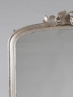 Large English Victorian Silvered Archtop Overmantle Mirror (5 of 7) Large English Victorian Silvered Archtop Overmantle Mirror (5 of 7)