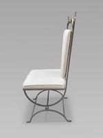 Set of Eight Steel Framed Chairs (2 of 6) Set of Eight Steel Framed Chairs (2 of 6)