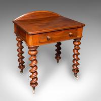 Antique Writing Desk, English Side Table, Correspondence, Study - Victorian c.1890 (1 of 12)