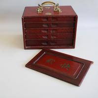 Mah Jong Set in a Decorative Wooden Box (4 of 16) Mah Jong Set in a Decorative Wooden Box (4 of 16)