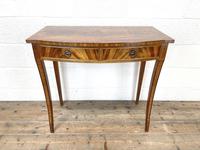 Reproduction Mahogany Bow Front Side Table (2 of 9) Reproduction Mahogany Bow Front Side Table (2 of 9)