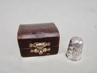 Cased George V Silver Thimble by Charles Horner, Chester 1915 (2 of 7) Cased George V Silver Thimble by Charles Horner, Chester 1915 (2 of 7)