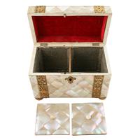 Mother of Pearl Tea Caddy (2 of 8) Mother of Pearl Tea Caddy (2 of 8)