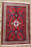 Small Hamadan Hand Woven Carpet (3 of 4) Small Hamadan Hand Woven Carpet (3 of 4)